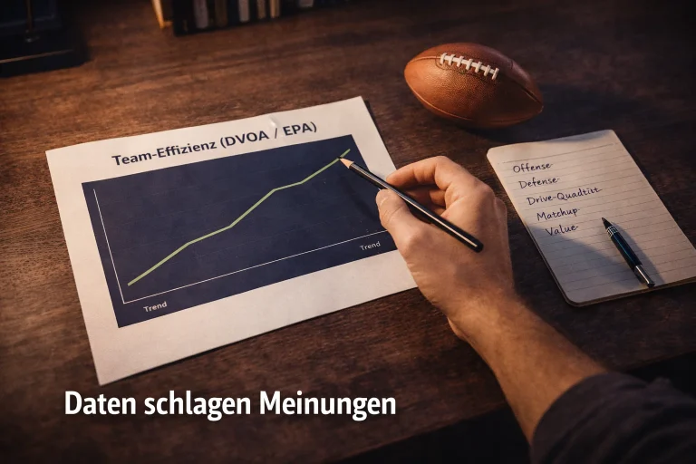 DVOA und EPA: Datenbasierte NFL-Metriken für bessere Wettentscheidungen