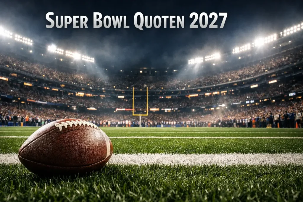 Super Bowl 2027 Quoten – Favoriten und Wettmärkte im Überblick